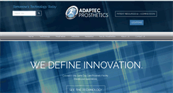 Desktop Screenshot of adaptecprosthetics.com